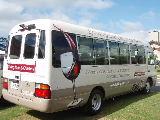 TGA Tasting Tours bus